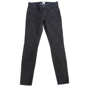 Rich & Skinny Skinny Stretch Low Rise Black Jeans Womens Size 27